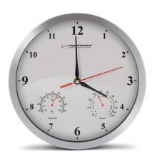 Esperanza EHC008W Mechanical Wall Clock, Round, White