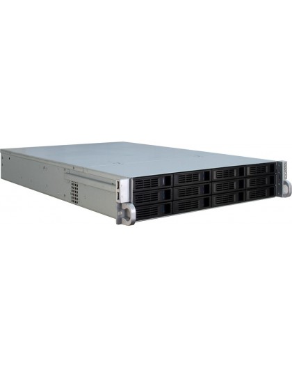 Inter-Tech IPC 2U-2412 Rack Black, Silver