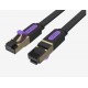 PATCH CABLE CAT.7 FLAT/10M BLACK ICABL VENTION