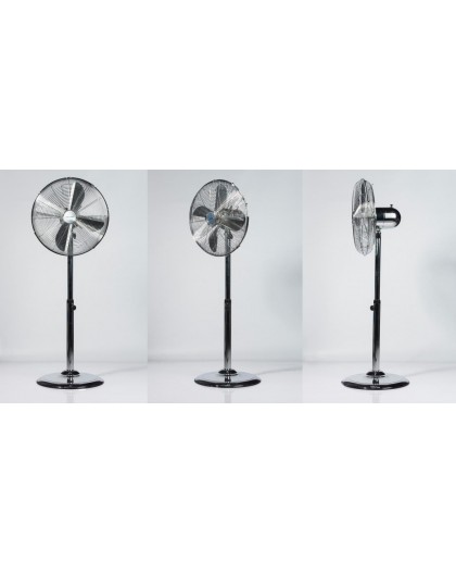 FLOOR FAN 40cm CHROME