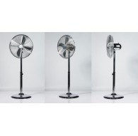 FLOOR FAN 40cm CHROME