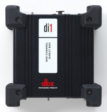 dbx DBXDI1 direct box Active direct box Black