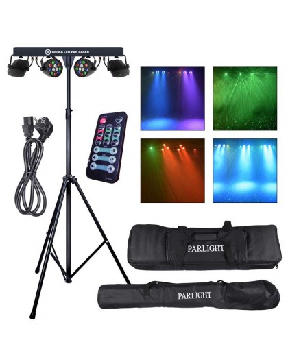 LIGHT4ME LED PAR LASER BEAM lighting kit