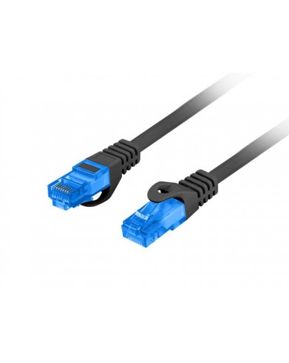 LANBERG PATCHCORD S/FTP CAT.6A 0.5M BLACK LSZH