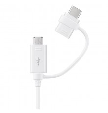 Samsung EP-DG930 USB cable 1.5 m USB 2.0 USB A USB C/Micro-USB B White