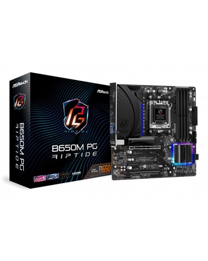 Asrock B650M PG Riptide AMD B650 Socket AM5 micro ATX