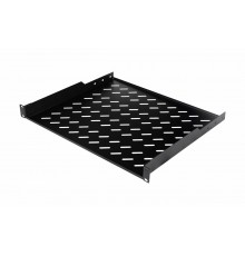 Equip Fixed Shelf 19', 1U, 600MM, Black