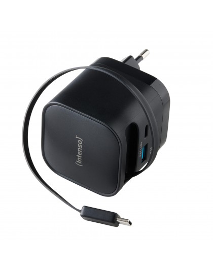 POWER ADAPTER 1XUSB-A/1XUSB-C/BLACK 7806520 INTENSO