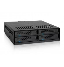 Icy Dock MB324SP-B disk array 0 TB Desktop Black