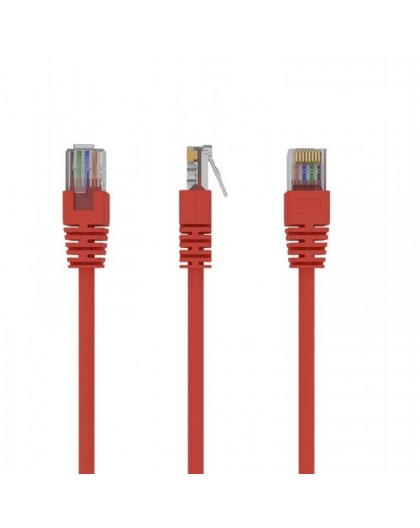 PATCH CABLE CAT5E UTP 1.5M/RED PP12-1.5M/R GEMBIRD