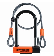 Kryptonite Evolution Mini 7 -U-lukko lisävaijerilla