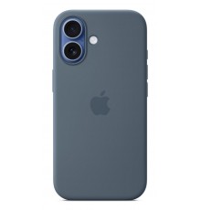 Apple iPhone 17 Silicone Case with MagSafe – Anchor Blue