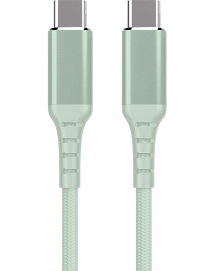 Fuj:tech USB-C - USB-C -kaapeli, 1m, vihreä