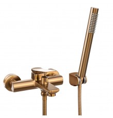Bath mixer NERI with shower set, copper