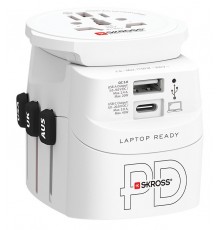 Skross PRO Light USB AC45PD – World