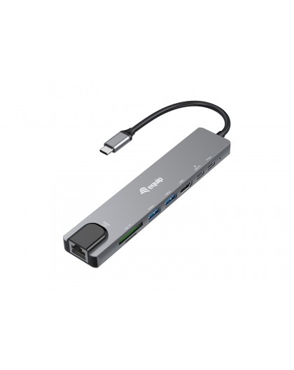 Equip USB-C 8 in 1 Multifunctional Adapter