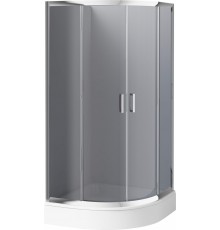 Semicircular shower enclosure 90x90 cm