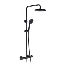 Black Thermo Shower Column