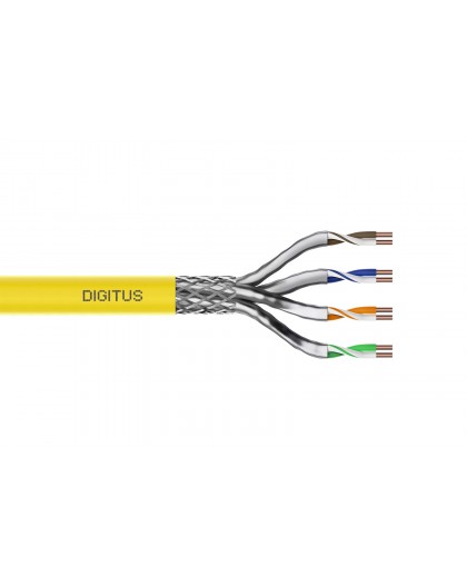 Digitus CAT 7A S/FTP, data cable - installation cable, 500 m, simplex, Cca, GHMT PVP certified