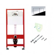 Tece frame 9400412 + button+kit+seal