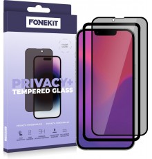 Fonekit Privacy+ Full Cover - screen protector, iPhone 16e