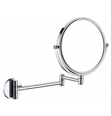 Cosmetic mirror on a movable arm - double-sided