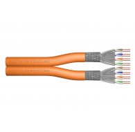 Digitus CAT 7 S/FTP data cable - installation cable, 500 m, duplex, B2ca-s1a,d0,a1