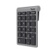 Trust Xalas numeric keypad Laptop/PC RF Wireless Silver