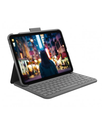 Logitech 920-011423 mobile device keyboard QWERTZ German Bluetooth Grey
