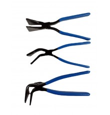 Roofing pliers set 3 pcs. Silver