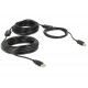 DeLOCK 20m, USB2.0-A - USB2.0-B USB cable USB A USB B Black