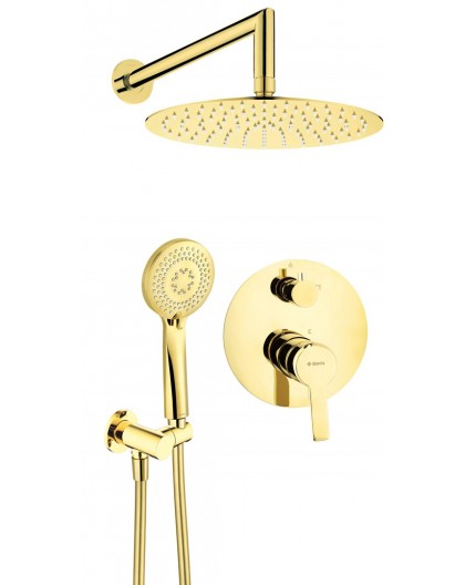 Concealed shower set