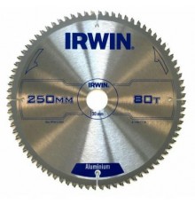 IRWIN SAW BLADES. WIDIA 250*30*80z/ALUM.