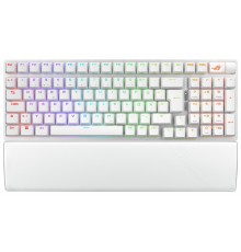 ASUS ROG Strix Scope II 96 Wireless keyboard Gaming USB + RF Wireless + Bluetooth QWERTZ German White
