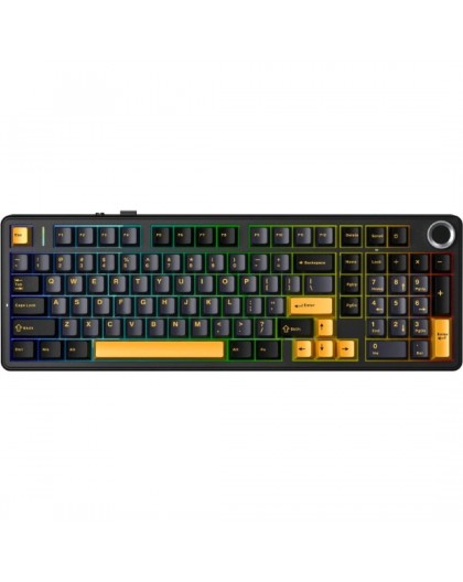F99 Pro Thunder Black StarVector RGB AULA gasket keyboard