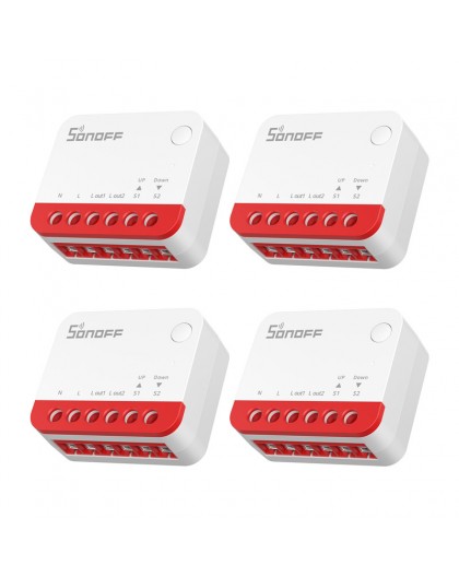 Smart ZigBee roller shutter switch Sonoff MINI-ZBRBS (4pak)