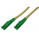 Equip E2000/APC to E2000/APC Fiber Cable, SM, Duplex, 0.5m