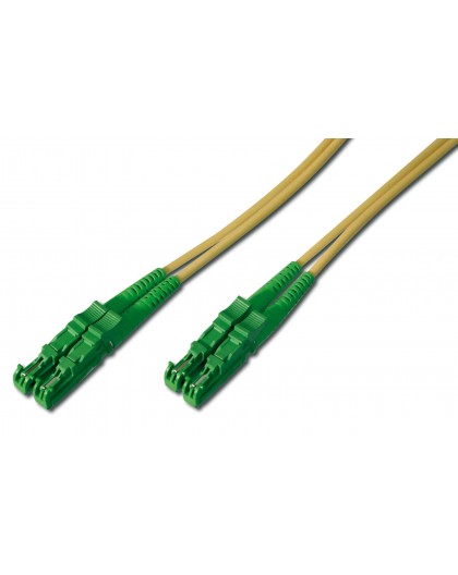 Equip E2000/APC to E2000/APC Fiber Cable, SM, Duplex, 0.5m