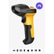 Inateck P6-AI Handheld bar code reader 1D Laser Black, Yellow