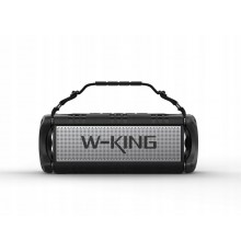W-KING D8 wireless Bluetooth speaker – black and silver
