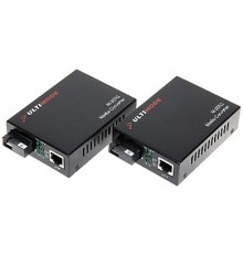 Single-mode media converter set M-207G