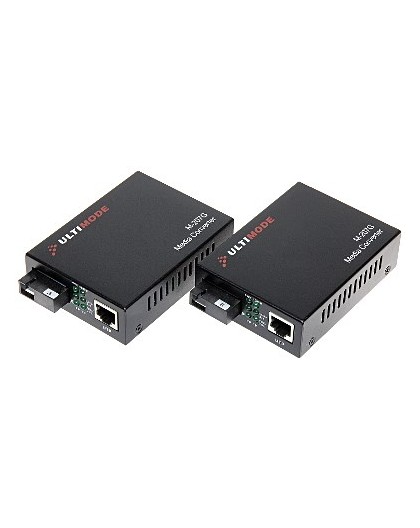 Single-mode media converter set M-207G