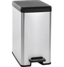 CURVER WASTE BIN SLIM BIN 25L /IML METALLIZED