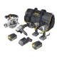 TOOL SET 4 TOOLS 2X4AH 18V