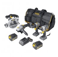 TOOL SET 4 TOOLS 2X4AH 18V