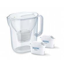 Brita Style Essential + 2 MAXTRA PRO PURE PERFORMANCE (White)