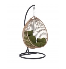 Hanging chair dark brown