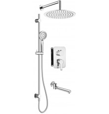 Concealed shower set with mixer BOX