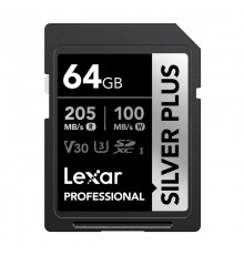 Lexar Professional SILVER PLUS SDXC 64GB memory card