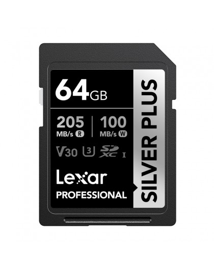 Lexar Professional SILVER PLUS SDXC 64GB memory card